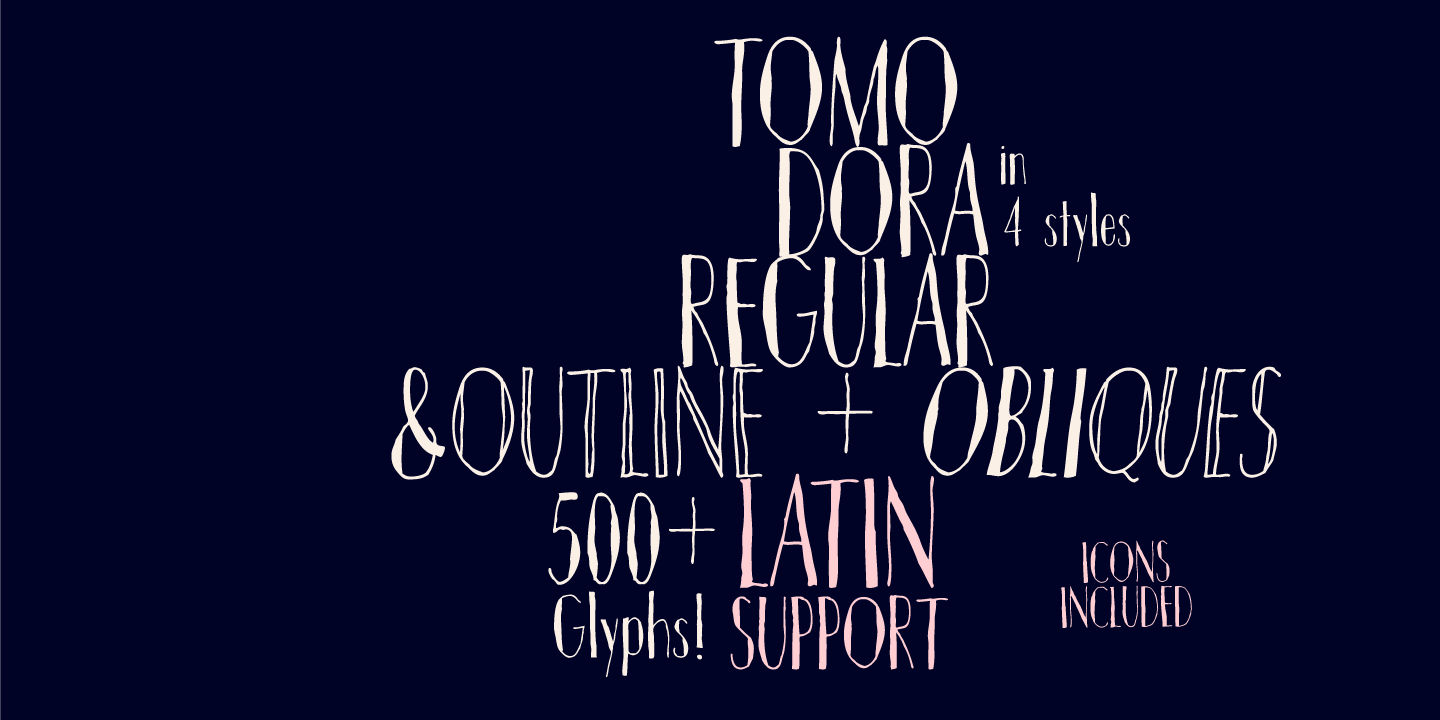 Example font TOMO Dora Sans #9
